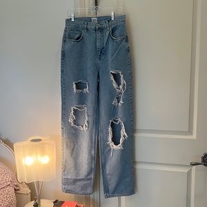 BDG High-Waisted Wide Leg Jeans